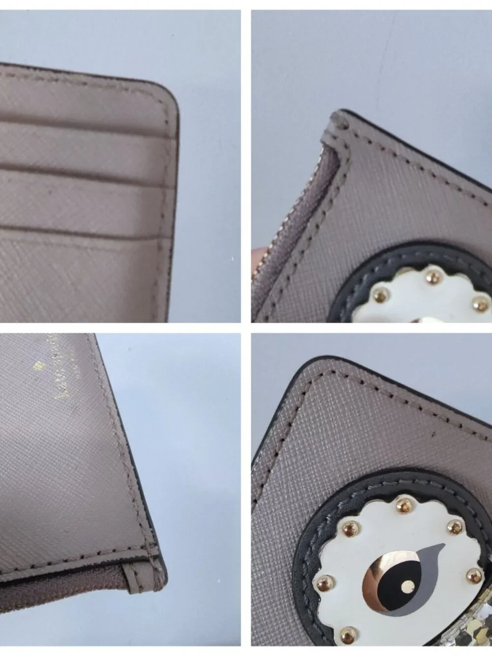 Kate Spade Owl Star Bright cardholder EUC